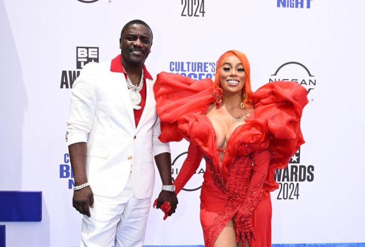 Akon and Tomeka Thiam