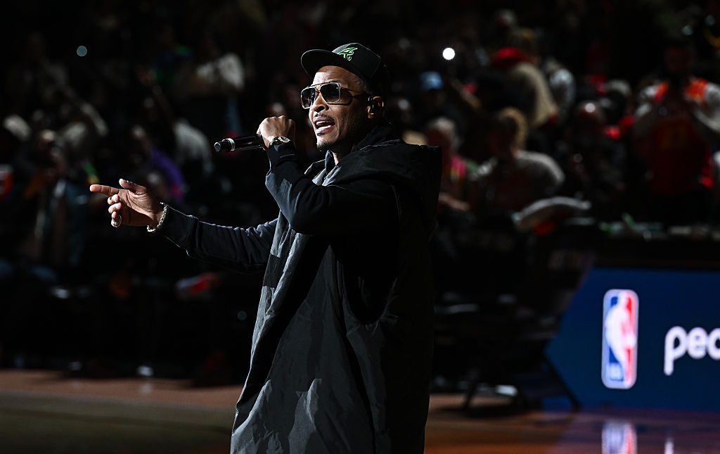 Celebrities Attend Orlando Magic v Atlanta Hawks