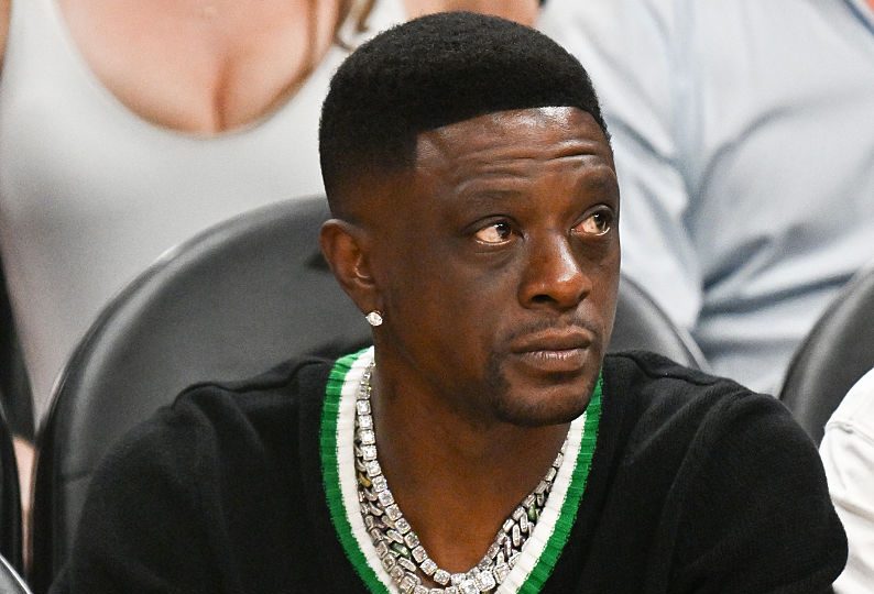 Celebrities Attend Portland Trail Blazers v Atlanta Hawks