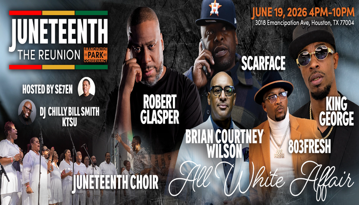 Discovery Green Scarface Event Juneteeth Houston 2026