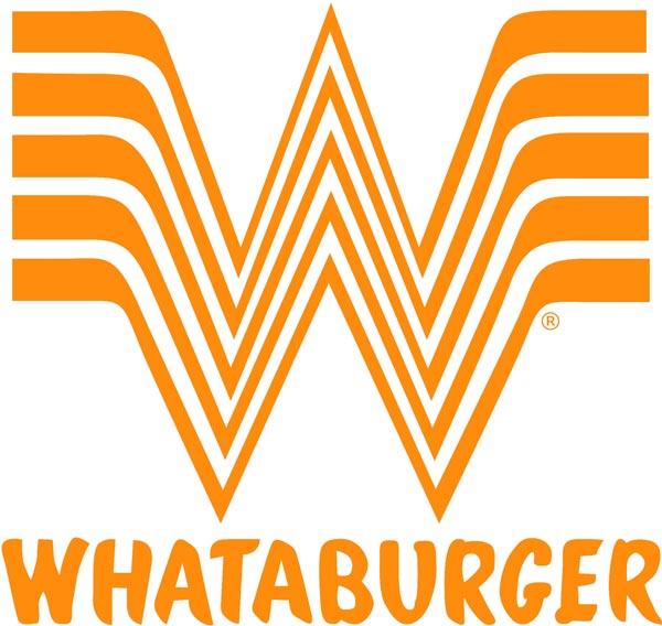 Orange and white stylized "W" logo for the Whataburger fast food restaurant chain.